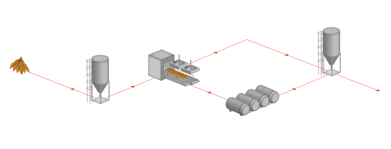 Proceso de producción del tabaco